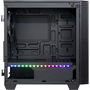 Inter-Tech Infinity X-608 Micro Torre PC ITX/micro ATX con Ventana Lateral de Vidrio Templado y Ventiladores RGB