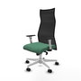 PIQUERAS Y CRESPO Sillón Albacete Verde Esmeralda y Negro con Mecanismo Sincro