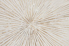 DKD Home Decor Decoracion Pared Indio Nuipa Blanco 120 x 120 x 5 cm