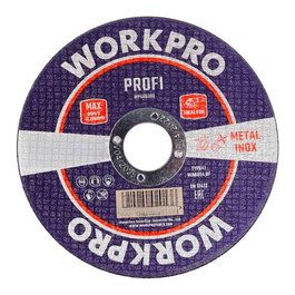 Workpro Disco de corte metal e inox Profi ø125 x 1,6 x 22,2 mm
