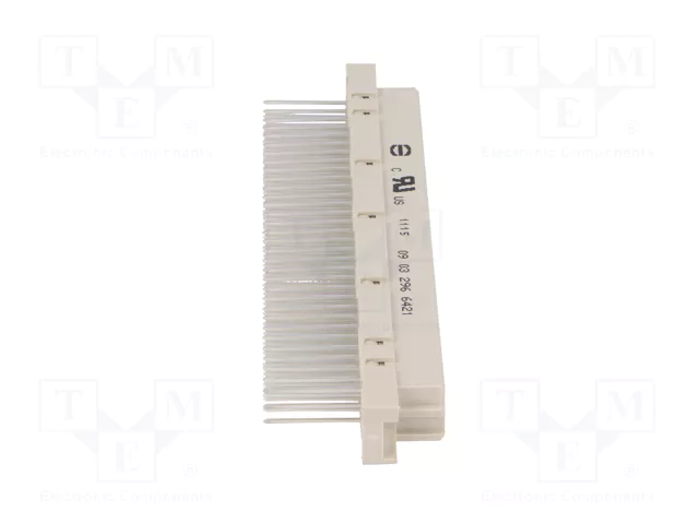 HARTING Conector DIN 41612 hembra de 96 pines recto, 2A