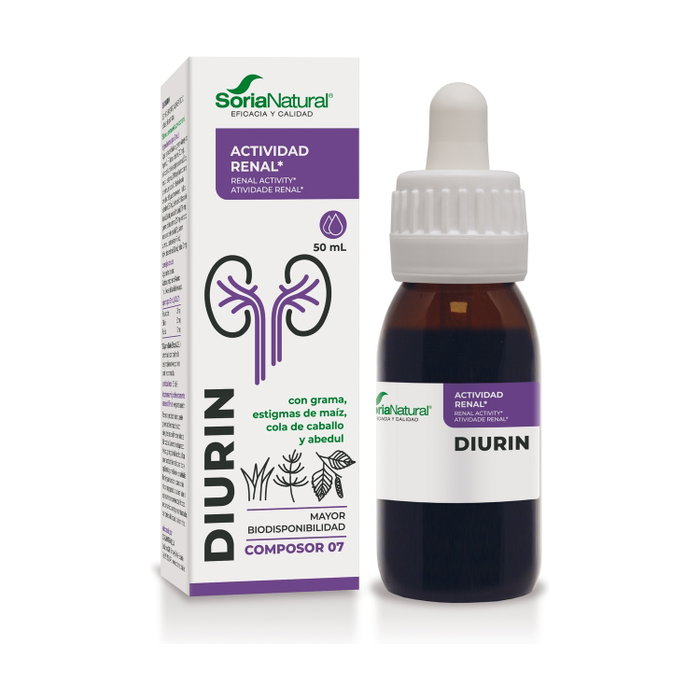 Soria Natural Composor 7 XXI Diurin Complex 50ml - Complemento Alimenticio Natural Soria Natural Composor 7 XXI Diurin Complex 50ml - Complemento Alimenticio Natural