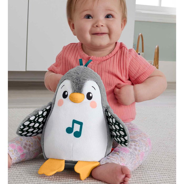 Fisher-Price Pingüino Anda y Aletea Peluche Musical para Bebés +0 Meses