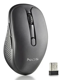 NGS Evo Spook Ratón Inalámbrico Silencioso Negro