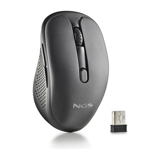 NGS Evo Spook Ratón Inalámbrico Silencioso Negro