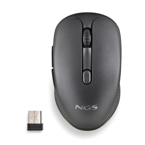 NGS Evo Spook Ratón Inalámbrico Silencioso Negro