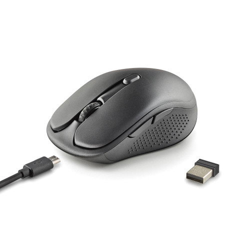 NGS Evo Spook Ratón Inalámbrico Silencioso Negro