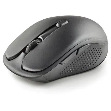 NGS Evo Spook Ratón Inalámbrico Silencioso Multidispositivo Recargable hasta 1600 DPI Negro