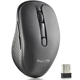 NGS Evo Spook Ratón Inalámbrico Silencioso Multidispositivo Recargable hasta 1600 DPI Negro