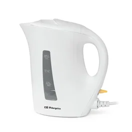 Orbegozo Hervidor de Agua Eléctrico KT 4150, 1 Litro, 1200W, Apagado Automático, Libre de BPA, Asa Fría, Blanco