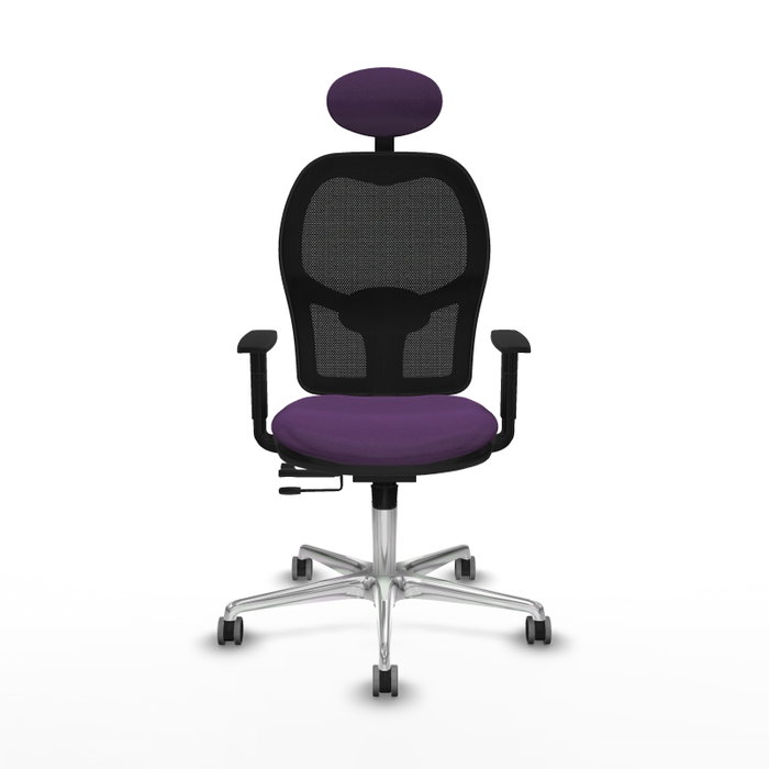 PIQUERAS Y CRESPO Silla de oficina Jorquera Morado/Negro con mecanismo Sincro/Traslack PIQUERAS Y CRESPO Silla de oficina Jorquera Morado/Negro con mecanismo Sincro/Traslack
