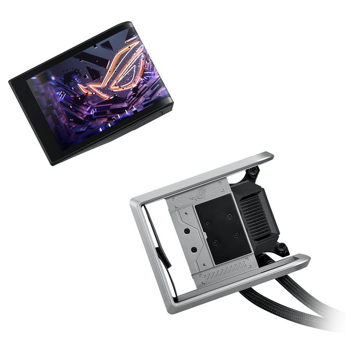 ASUS ROG RYUO IV 360 ARGB Refrigeración Líquida AIO RGB, Negro, 120mm, 3 Ventiladores, Pantalla AMOLED