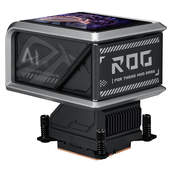 ASUS ROG RYUO IV 360 ARGB Refrigeración Líquida AIO RGB, Negro, 120mm, 3 Ventiladores, Pantalla AMOLED