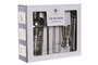 DKD Home Decor Set de 5 Copas de Cóctel Plateadas Inox 8 x 21 x 8 cm