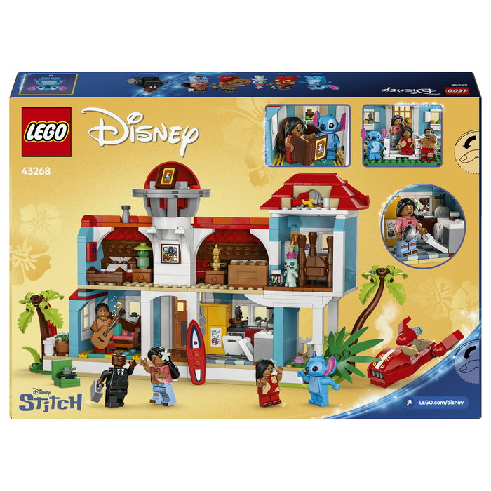 LEGO Disney Casa en la Playa de Lilo y Stitch 43268