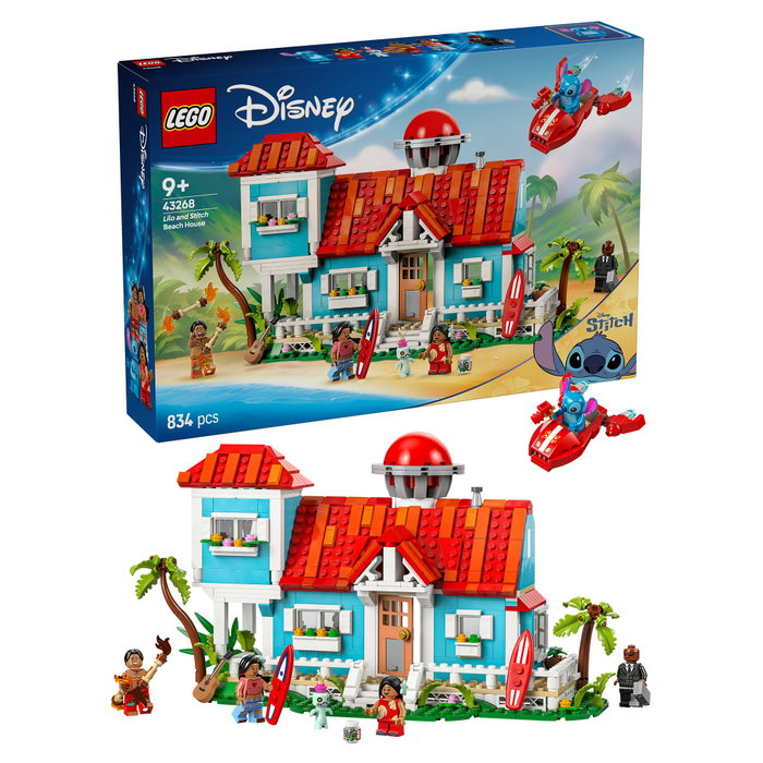 LEGO Disney Casa en la Playa de Lilo y Stitch 43268