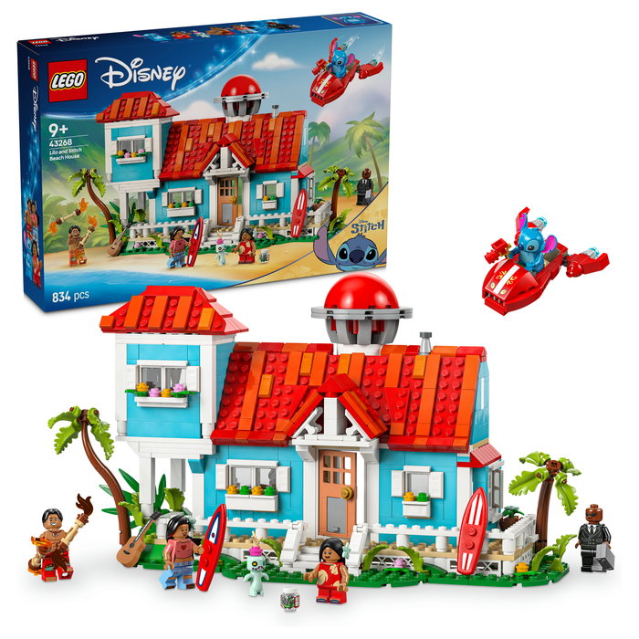 LEGO Disney Casa en la Playa de Lilo y Stitch 43268