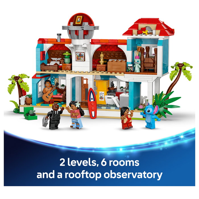 LEGO Disney Casa en la Playa de Lilo y Stitch 43268