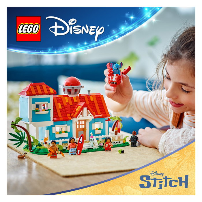 LEGO Disney Casa en la Playa de Lilo y Stitch 43268