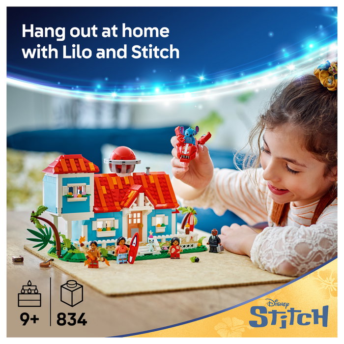LEGO Disney Casa en la Playa de Lilo y Stitch 43268