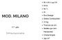 MILANO Estufa Leña Milano 560 Ecodesign S/Posterior 150