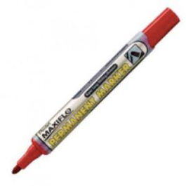 Pentel NLF50 Rotulador Permanente Maxiflo Punta Bala Rojo