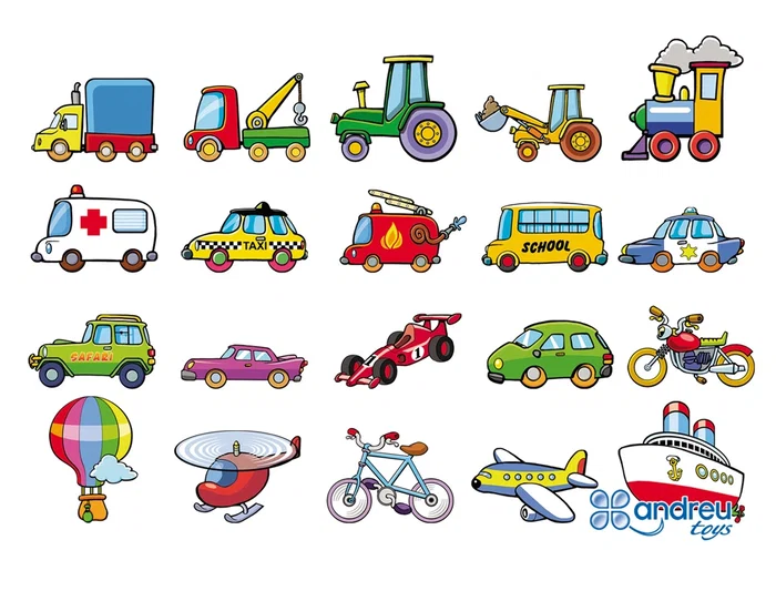 Andreutoys Juego Vehículos Magnéticos Caja 20 Unidades Surtidas