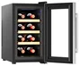 Cecotec Vinoteca Bolero Grandsommelier 830 Coolwood, 8 botellas, Acero inoxidable
