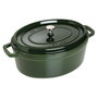 Staub La Cocotte 33cm Oval Basil Green
