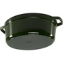 Staub La Cocotte Oval 33cm Verde albahaca
