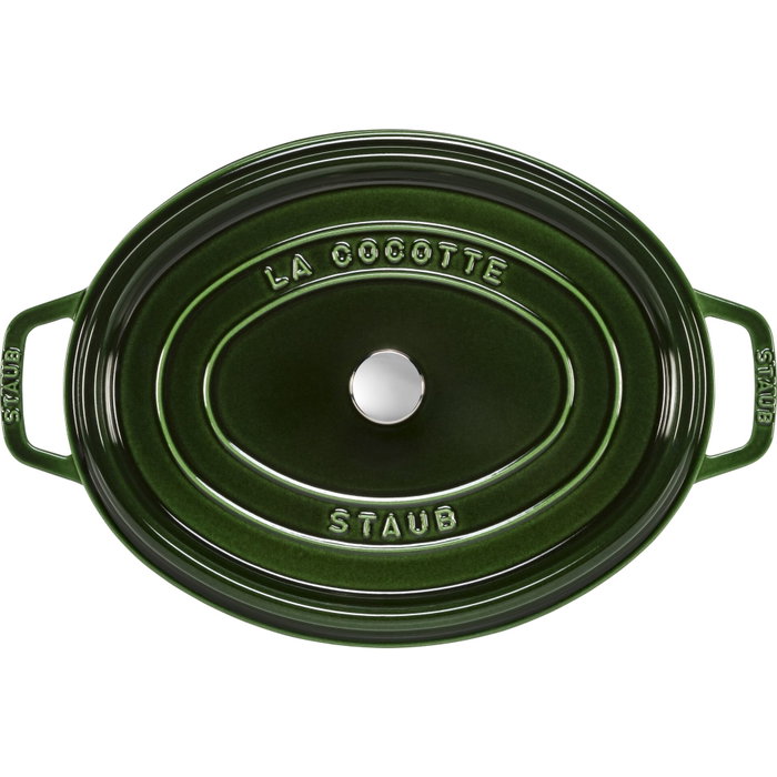Staub La Cocotte Oval 33cm Verde albahaca