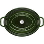 Staub La Cocotte Oval 33cm Verde albahaca