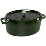 Staub La Cocotte Oval 33cm Verde albahaca