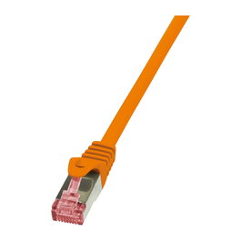LogiLink Cable de parcheo Cat.6 S/FTP PrimeLine 5,00m naranja