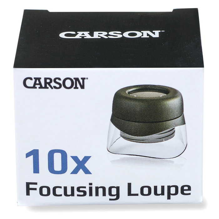 Carson LH-30 VersalLoupe Lupa de 10x con enfoque ajustable