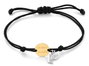 Secrecy Pulsera Drama Queen Plata de Ley 925 con Baño de Oro 18K, 18cm