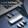 Vention TNAHB Hub USB-C a 4xUSB 3.0 con Carga PD Gris