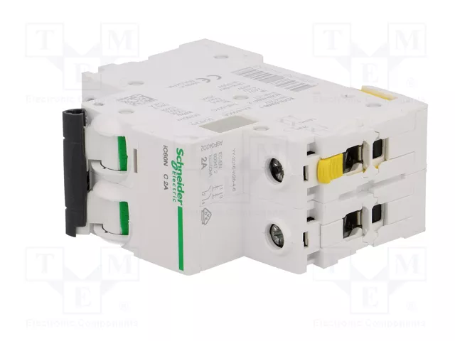 SCHNEIDER ELECTRIC Interruptor magnetotérmico ACTI9 iC60N 2A 2P Caract C SCHNEIDER ELECTRIC Interruptor magnetotérmico ACTI9 iC60N 2A 2P Caract C