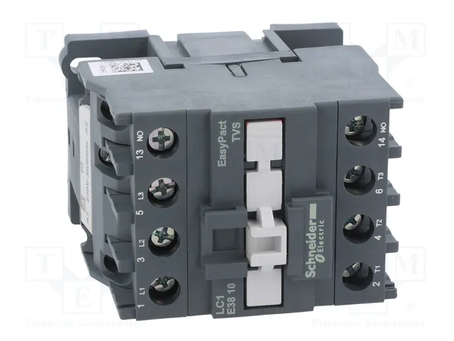 SCHNEIDER ELECTRIC LC1E3810P7 Contactor Easy TeSys 38A 230VAC