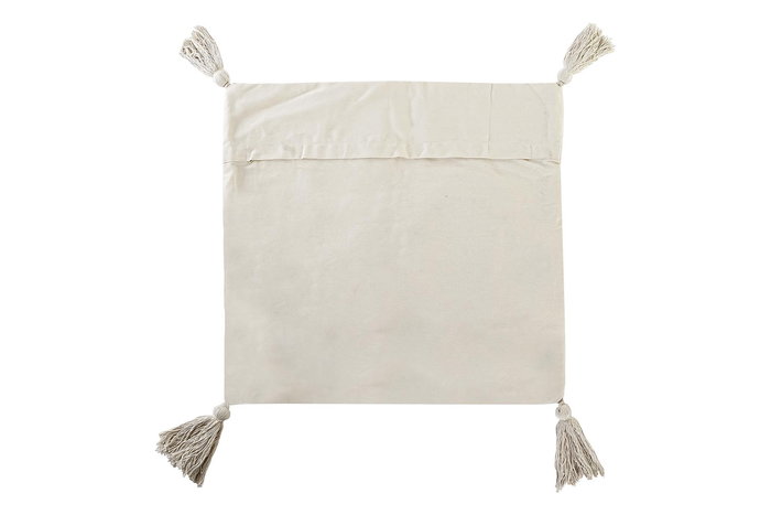Funda Cojin Boho DKD Home Decor Blanco Rosa 3 x 60 x 60 cm (4 Unidades)