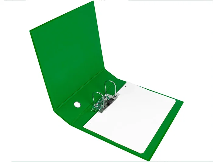Liderpapel Archivador de Palanca A4 Forrado Lomo 80mm Verde con Compresor Metálico