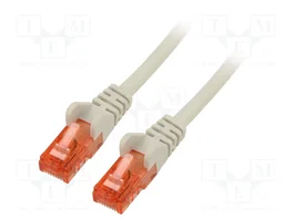GOOBAY Patch cord Cat 6 U/UTP 1m Gris