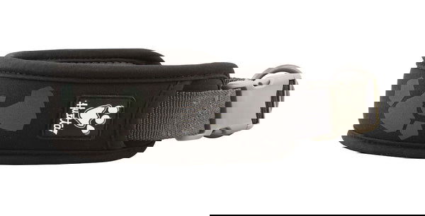 Hurtta Collar Weekend Warrior Negro 55-65cm Reflectante Nailon Resistente Acolchado