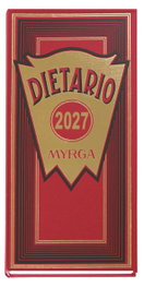 DOHE AGENDAS Dietario Dos Tercios 2027 Rojo 14,5x31cm