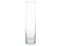 Giftdecor Jarrón Cristal Cilindro 10 cm Diámetro x 40 cm Alto Transparente (Set de 6)