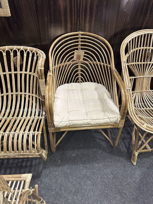 DKD Home Decor Silla de Ratán y Bambú Bali2 Natural DKD Home Decor Silla de Ratán y Bambú Bali2 Natural