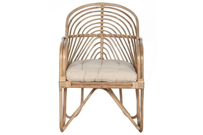 DKD Home Decor Silla de Ratán y Bambú Bali2 Natural DKD Home Decor Silla de Ratán y Bambú Bali2 Natural