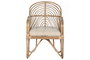 DKD Home Decor Silla de Ratán y Bambú Bali2 Natural