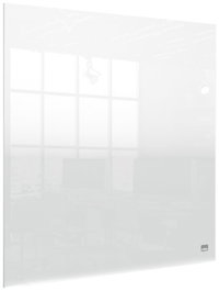 Nobo Pizarra Blanca Acrílica Transparente de Sobremesa o Mural 45x45 cm