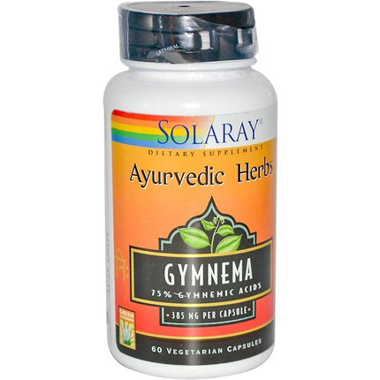 SOLARAY Gymnema 385mg 60 cápsulas vegetales